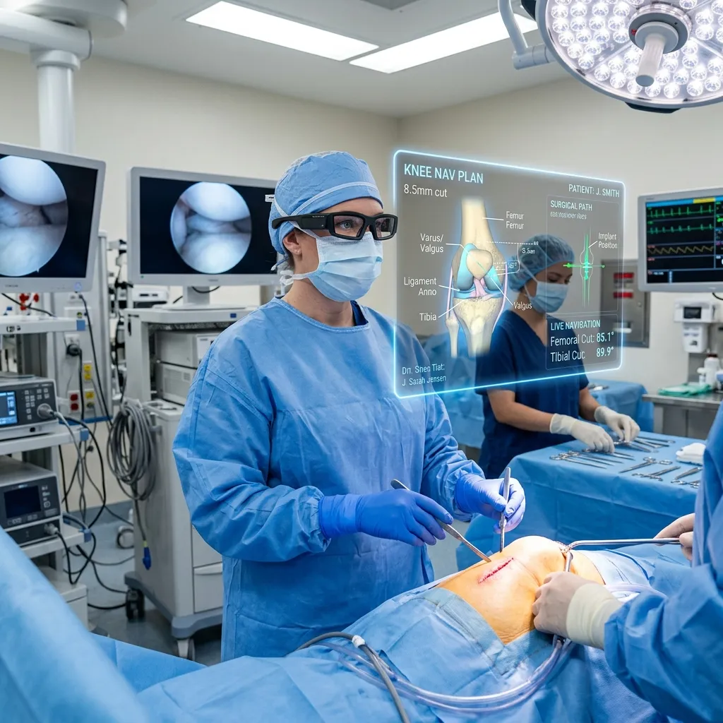 Virtual Reality Artificial Intelligence in Knee Surgery